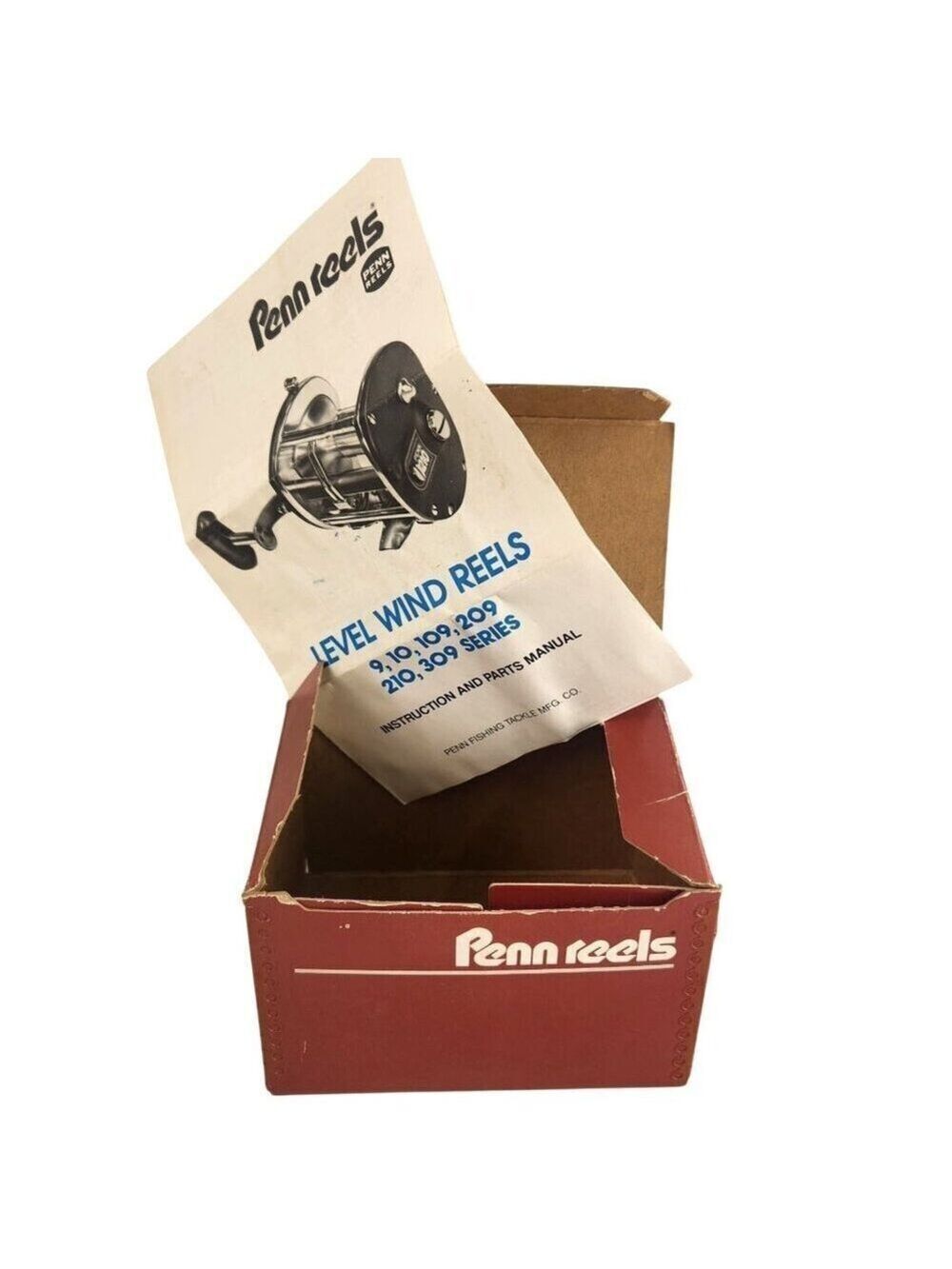 Penn Reels 209MS Box Vintage Red